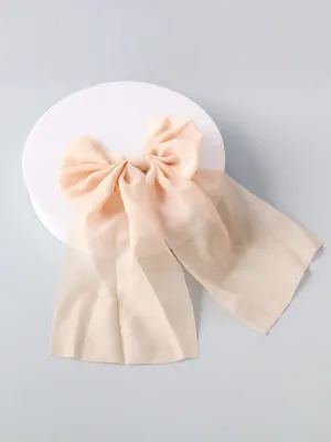 WOMEN'S FASHION ASSORTED COLORS BOW HAIR CLIPS