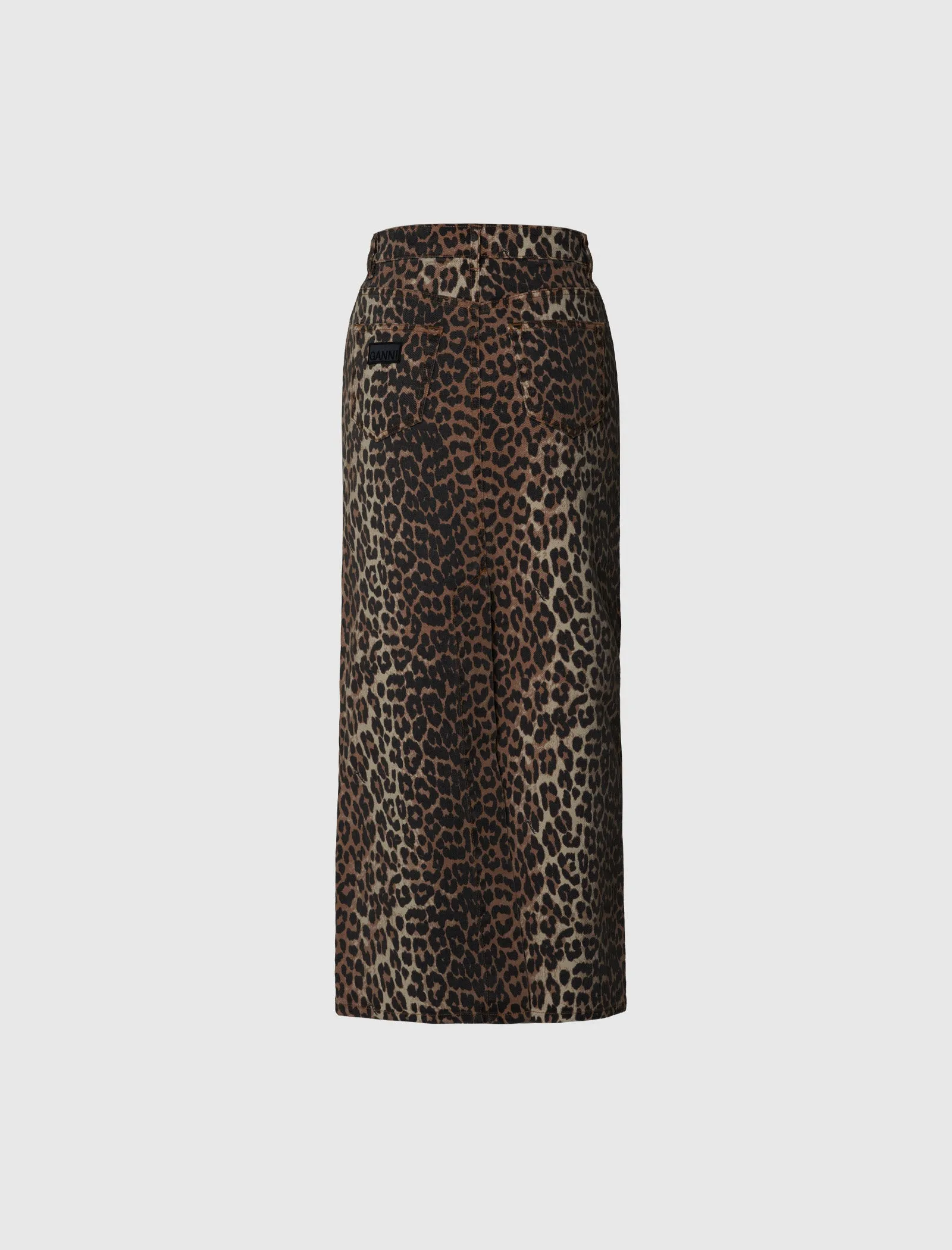WOMEN'S PRINT DENIM SKIRT