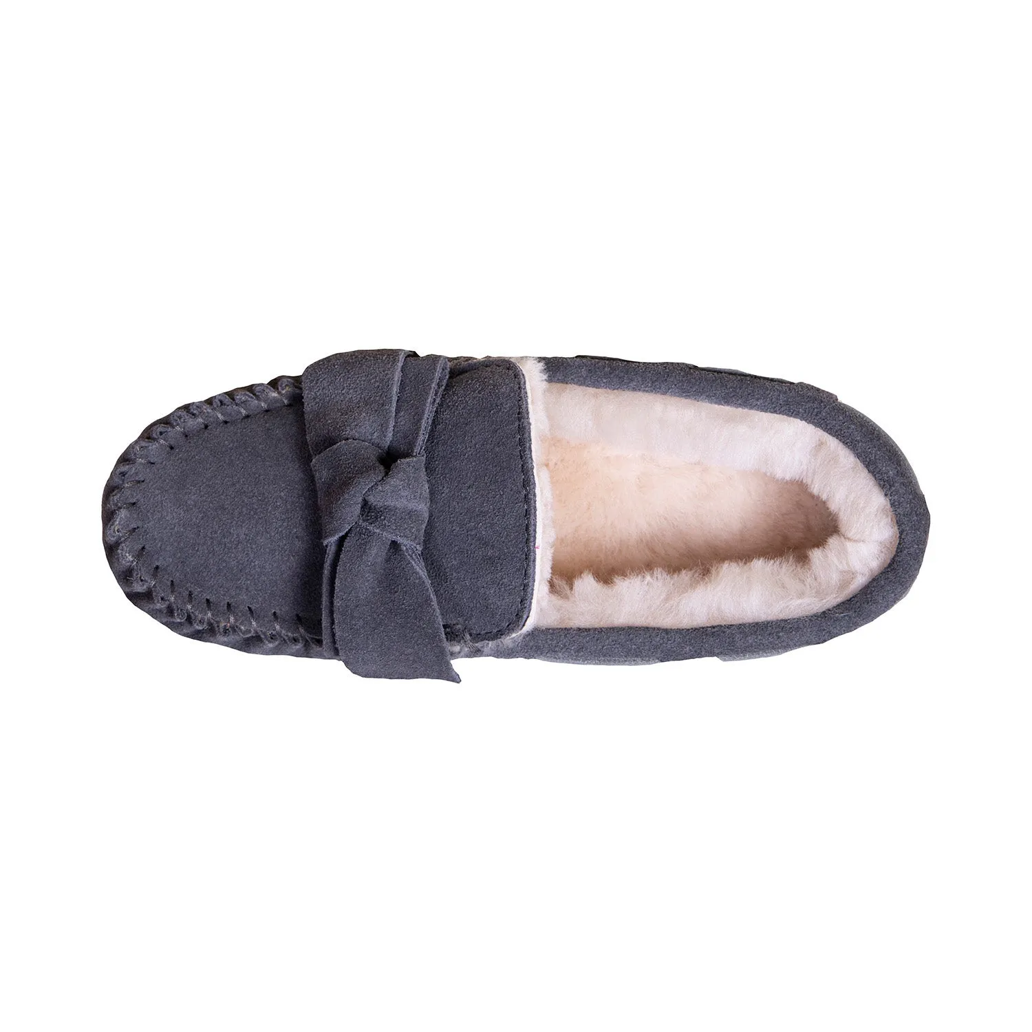 Women's Scarlet Sheepskin Moc