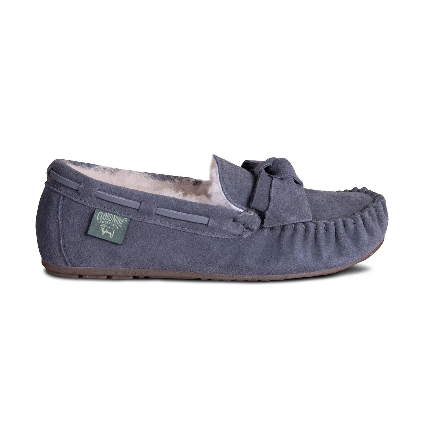 Women's Scarlet Sheepskin Moc