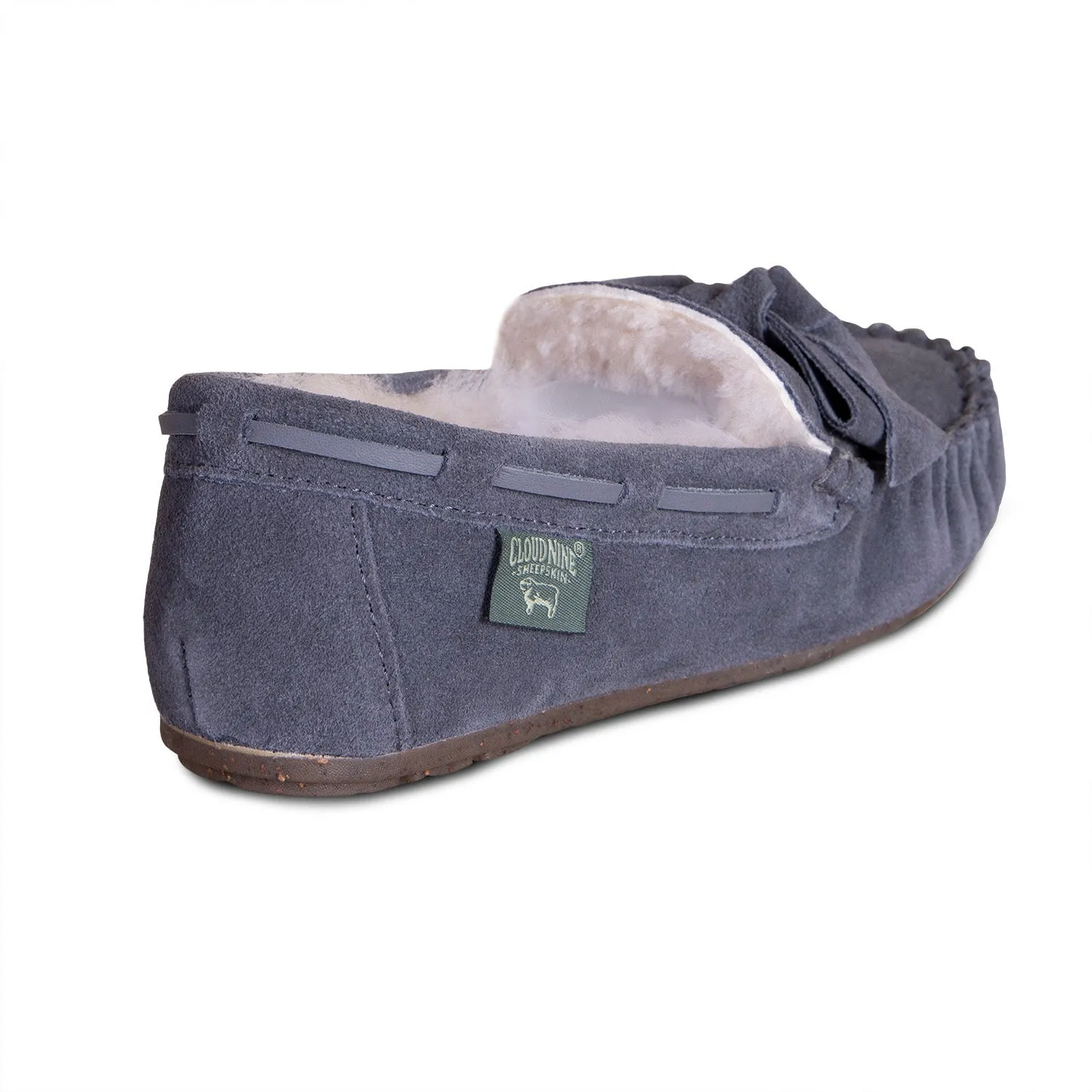 Women's Scarlet Sheepskin Moc
