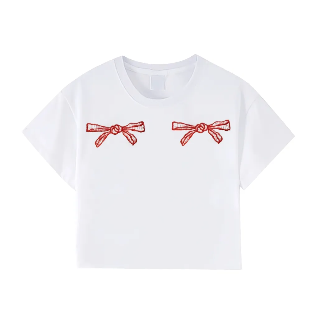 Women's Sexy Double Bow T-Shirt