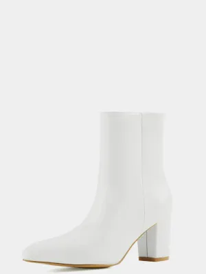 Women's Side Zipper Ankle Boots