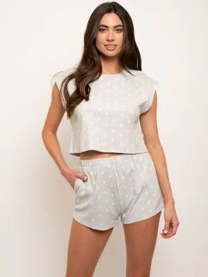 WOMEN'S STARS PRINT SHORTS