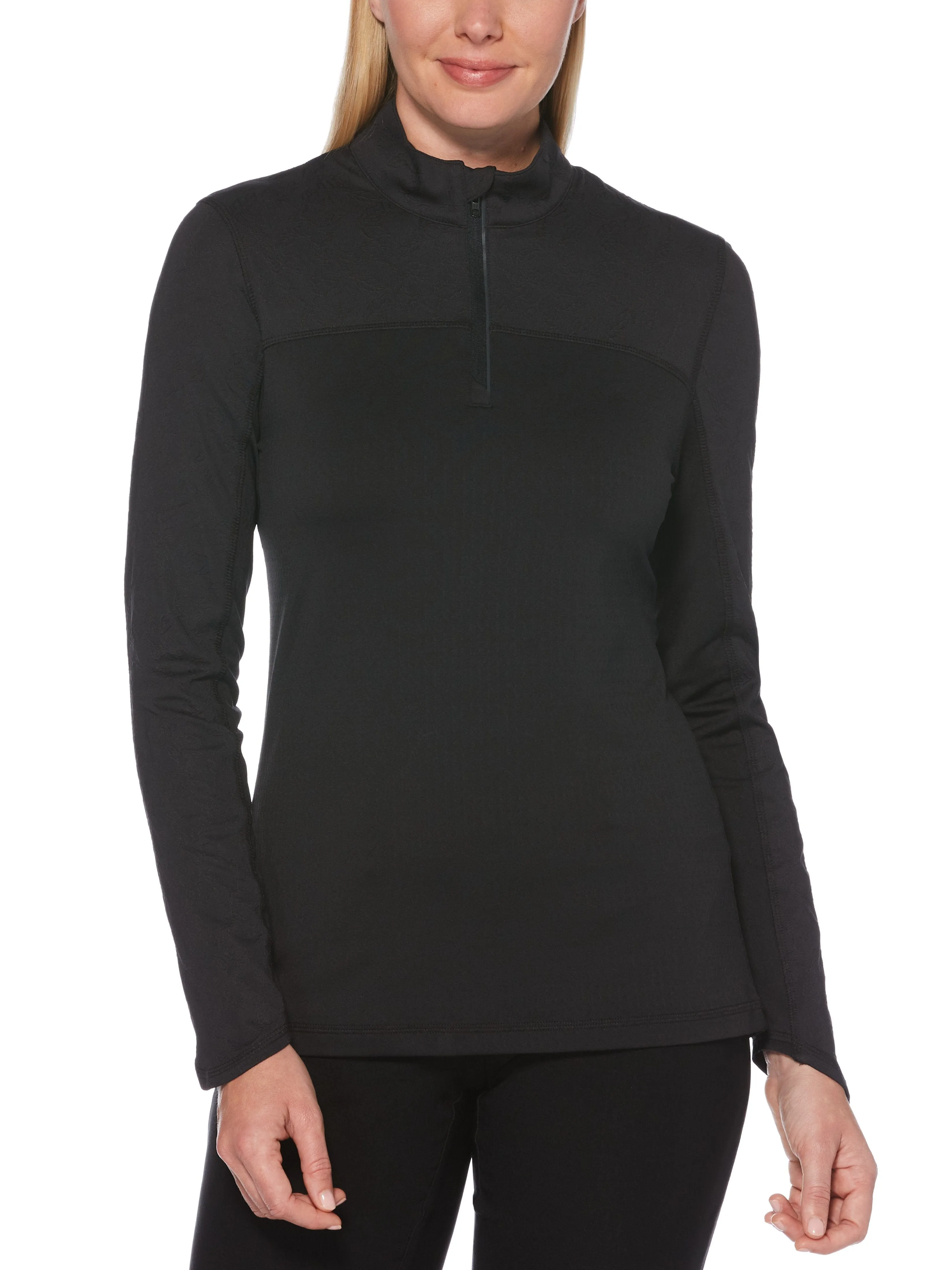 Womens Sun Protection Jacquard Block Shirt