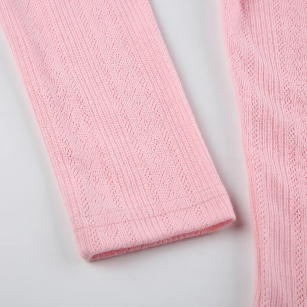 Women's Sweet Bow Patchwork Long Sleeve