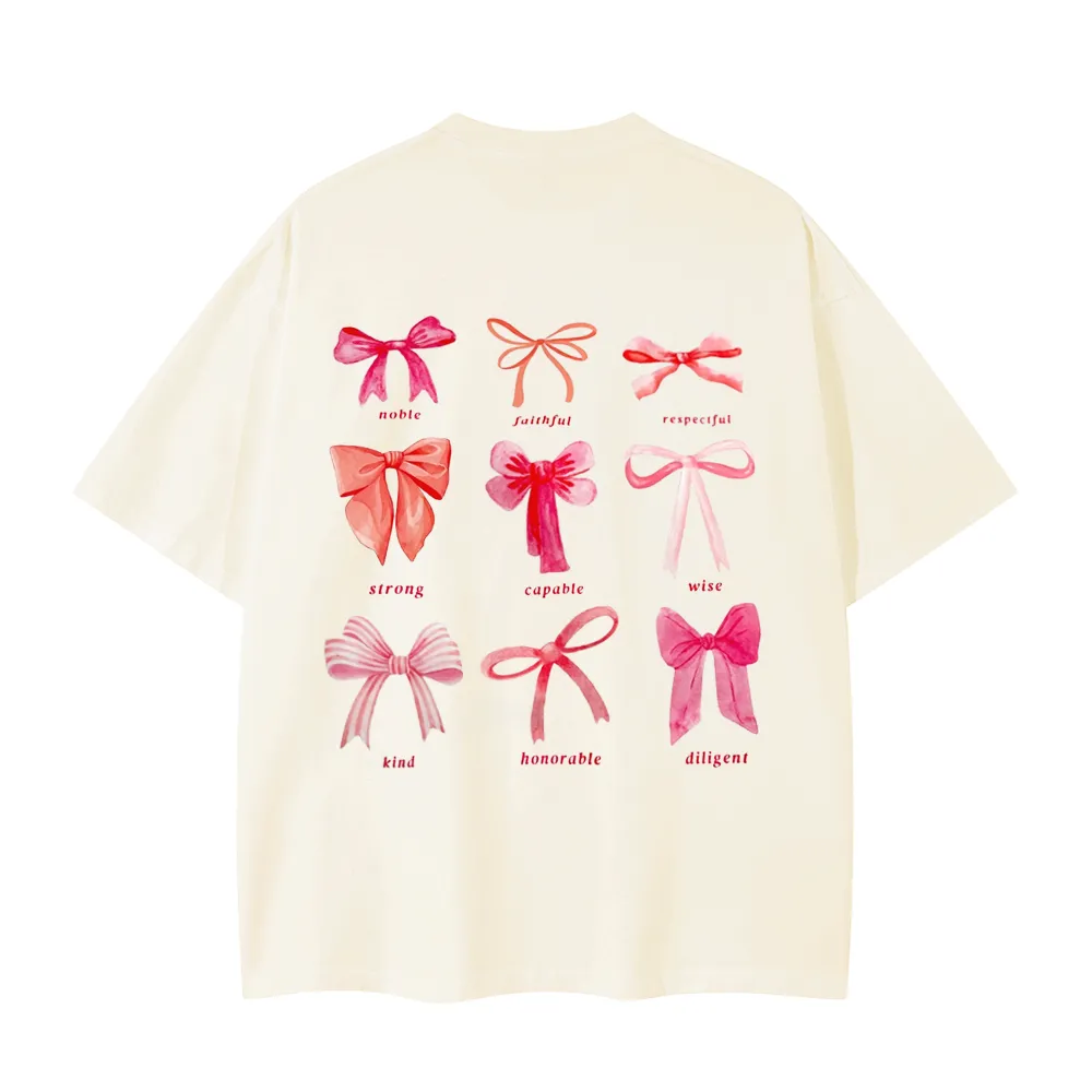 Women's Various Bow Print T-Shirts