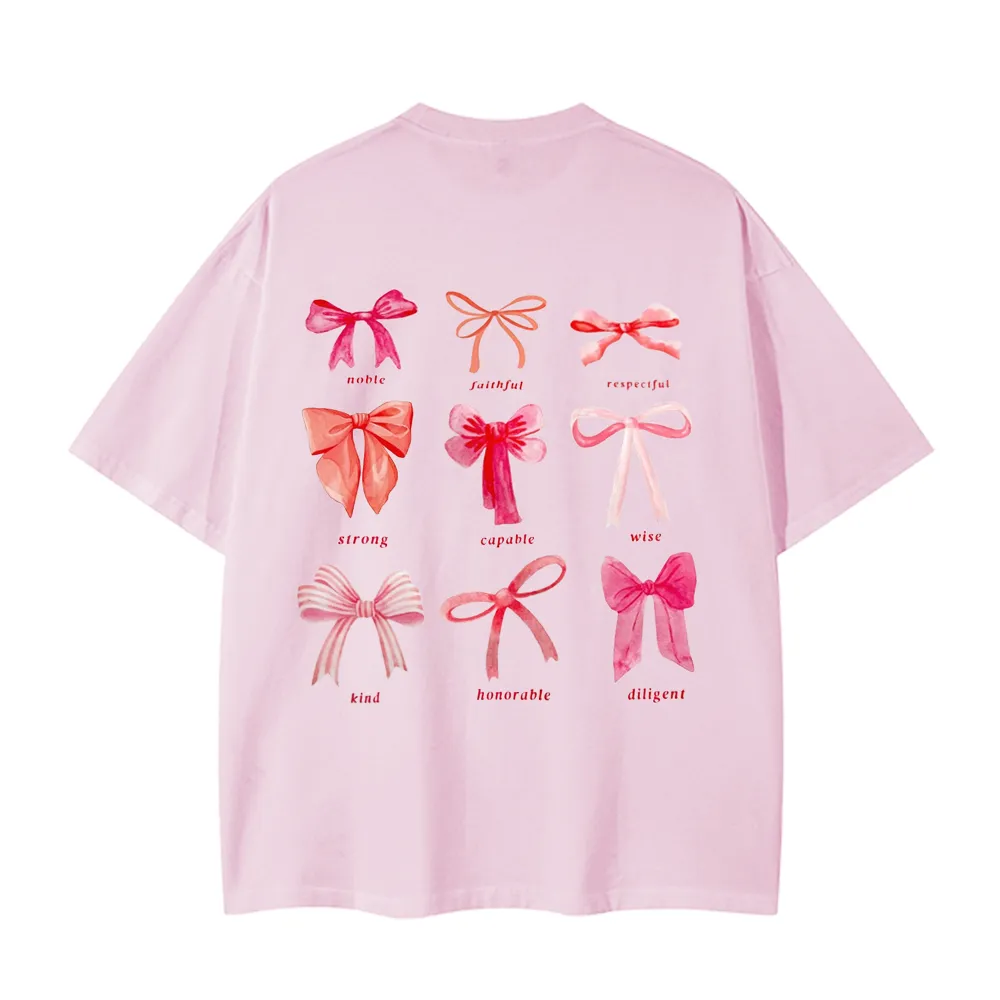 Women's Various Bow Print T-Shirts
